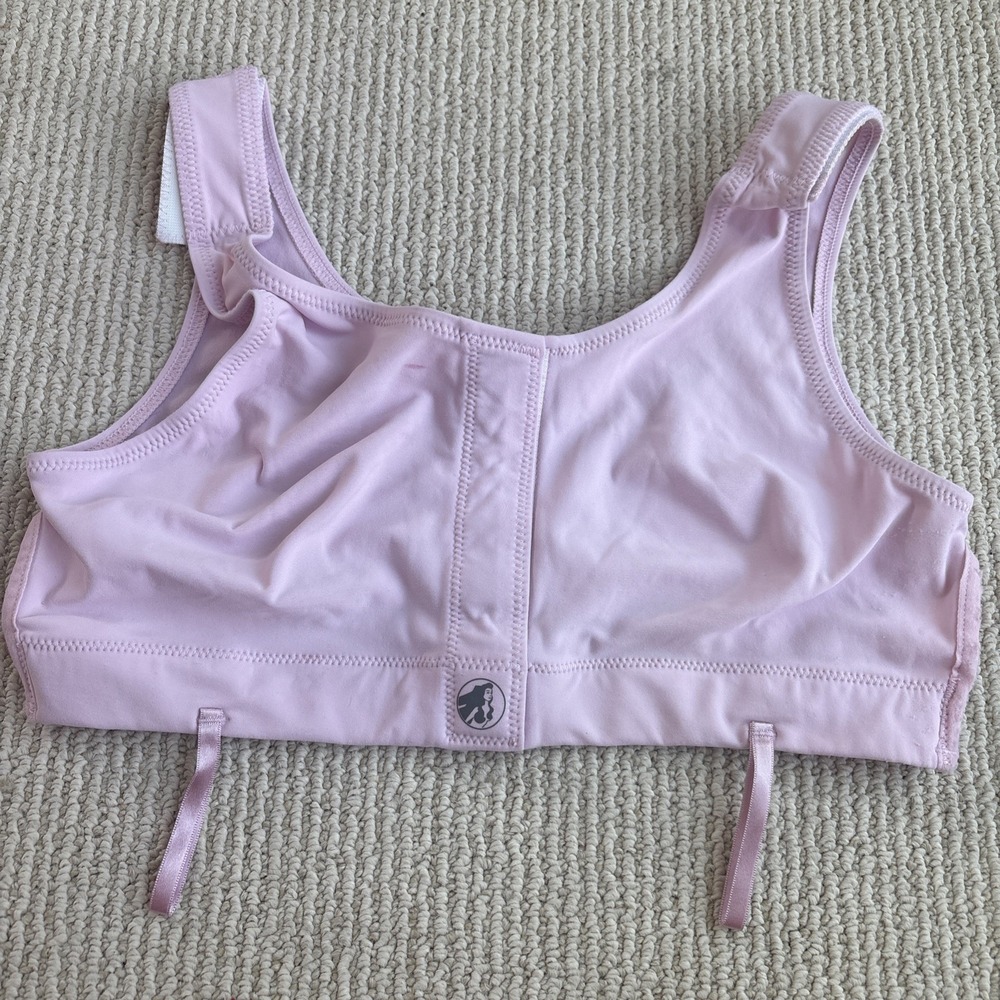 Masthead Elizabeth Pink Surgical Bra Size S Front Closure Adjustable Straps